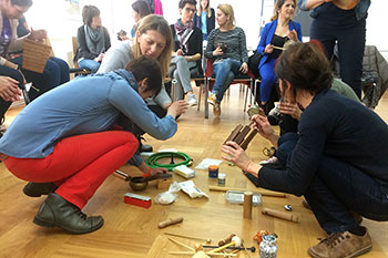Klangforschung mit allen Sinnen - LehrerInnen-Workshop im Goethe-Institut Kroatien